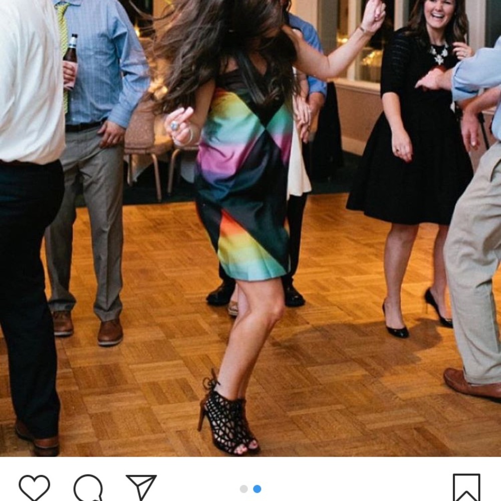 ASOS rainbow prism dress